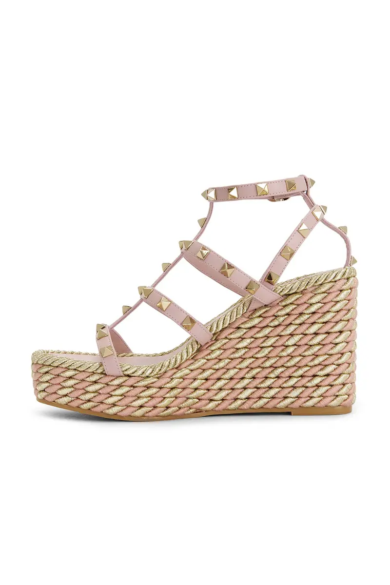 Valentino Garavani Rockstud Torchon Espadrilla Wedge | Thumbnail 5 Valentino Garavani Rockstud Torchon Espadrilla Wedge | Thumbnail 5