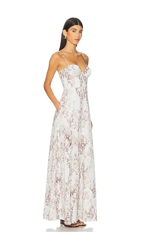 L'Agence Sutton Maxi Dress | Thumbnail 2 L'Agence Sutton Maxi Dress | Thumbnail 2