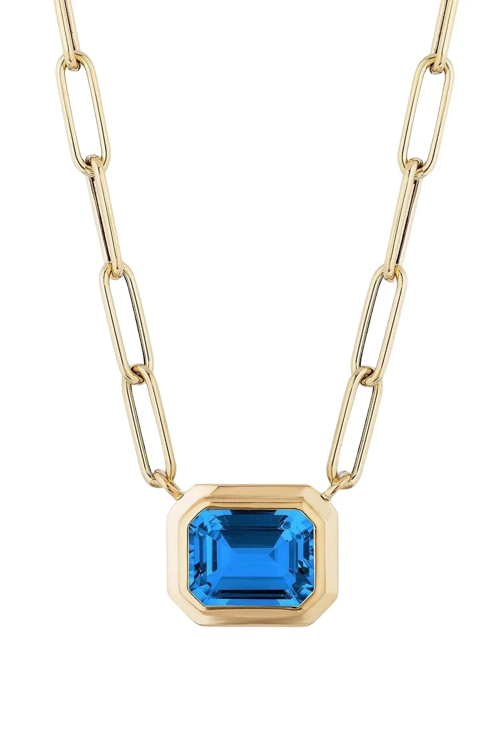London Blue Topaz Manhattan Necklace London Blue Topaz Manhattan Necklace
