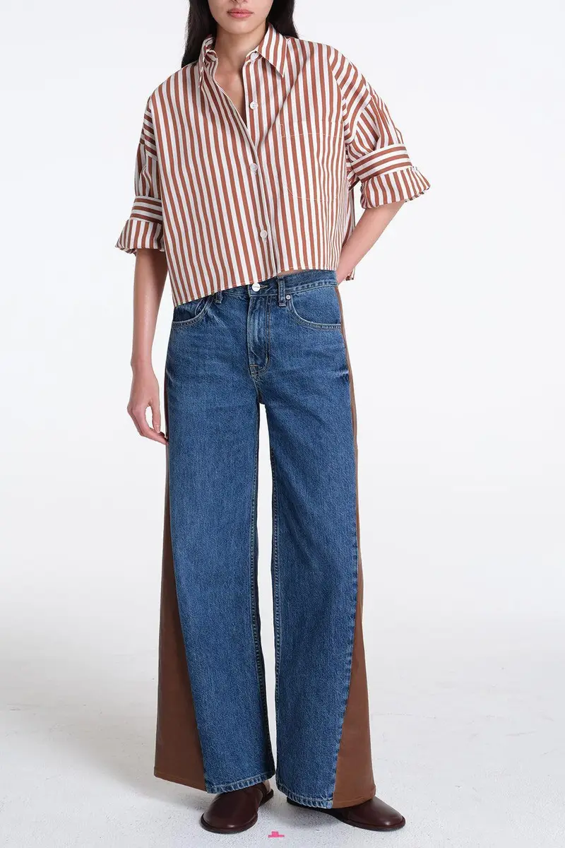 TWP Next Ex Shirt - Ivory Cognac | Thumbnail 2