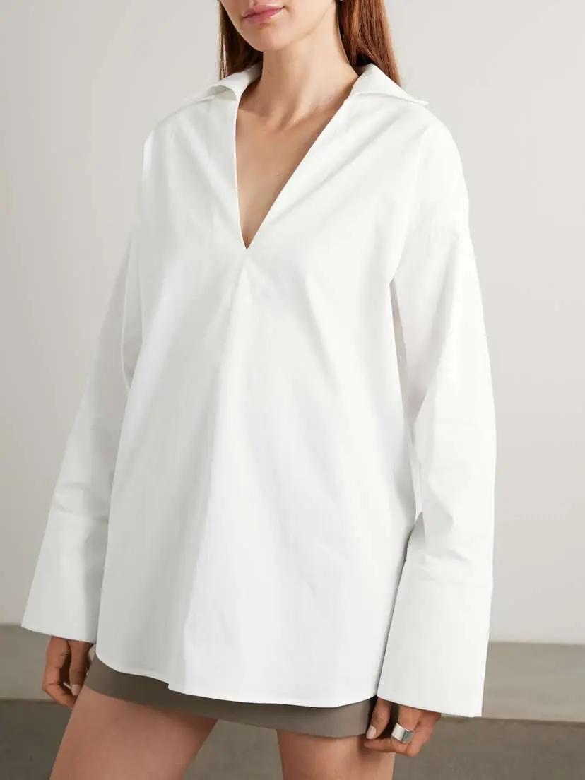 Tove Luisa Cotton-blend Poplin Shirt | Thumbnail 3