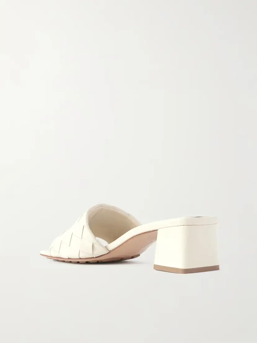 Bottega Veneta Riva Intrecciato Leather Mules | Thumbnail 3 Bottega Veneta Riva Intrecciato Leather Mules | Thumbnail 3