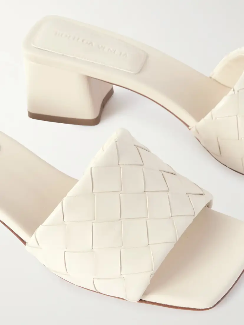 Bottega Veneta Riva Intrecciato Leather Mules | Thumbnail 4 Bottega Veneta Riva Intrecciato Leather Mules | Thumbnail 4