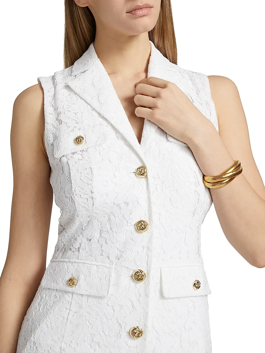 Generation Love Women's Curtis Floral Lace Sleeveless Blazer | Thumbnail 6 Generation Love Women's Curtis Floral Lace Sleeveless Blazer | Thumbnail 6