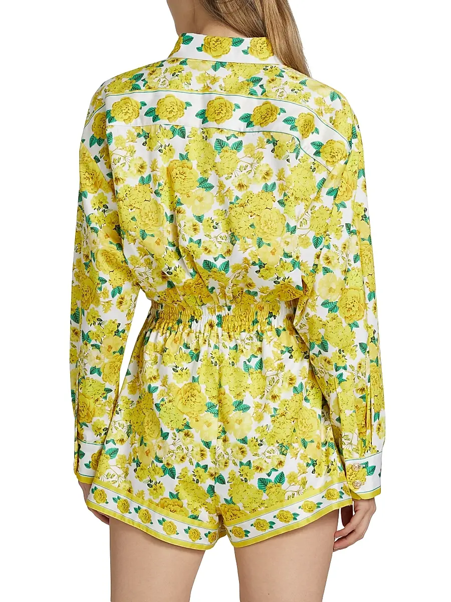 Generation Love Women's Yera Floral Romper | Thumbnail 5