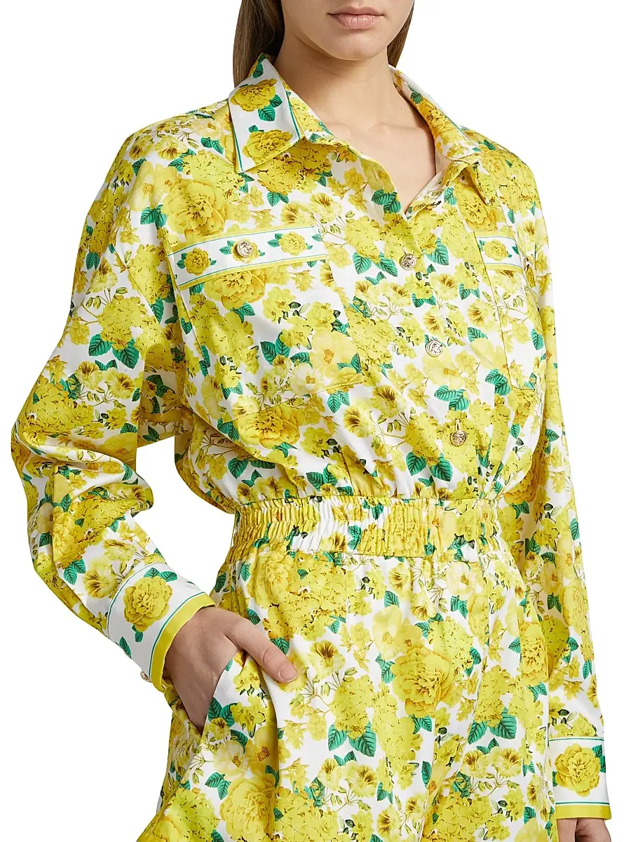 Generation Love Women's Yera Floral Romper | Thumbnail 6