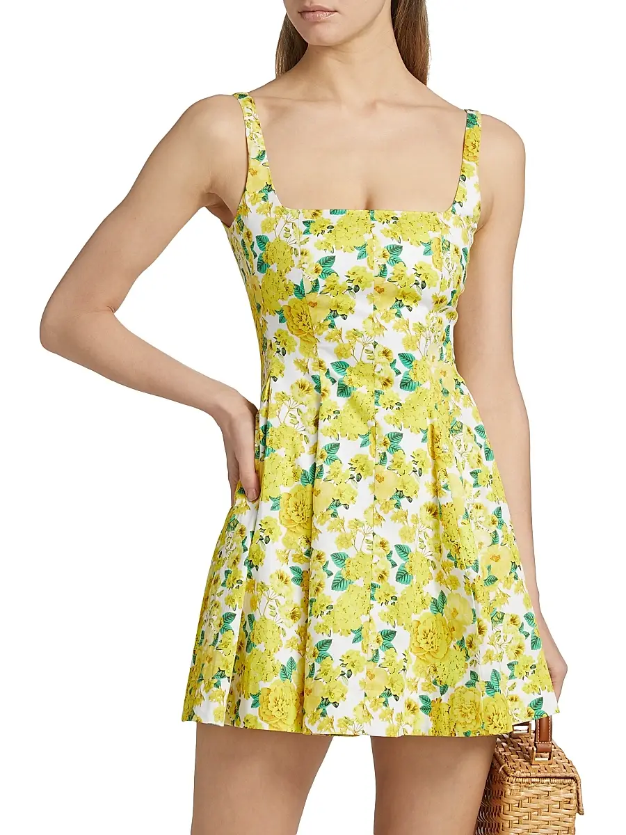 Generation Love Women's Courtney Floral Poplin Minidress | Thumbnail 3 Generation Love Women's Courtney Floral Poplin Minidress | Thumbnail 3