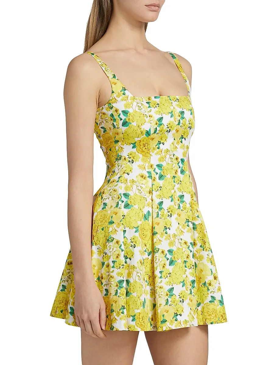 Generation Love Women's Courtney Floral Poplin Minidress | Thumbnail 4 Generation Love Women's Courtney Floral Poplin Minidress | Thumbnail 4
