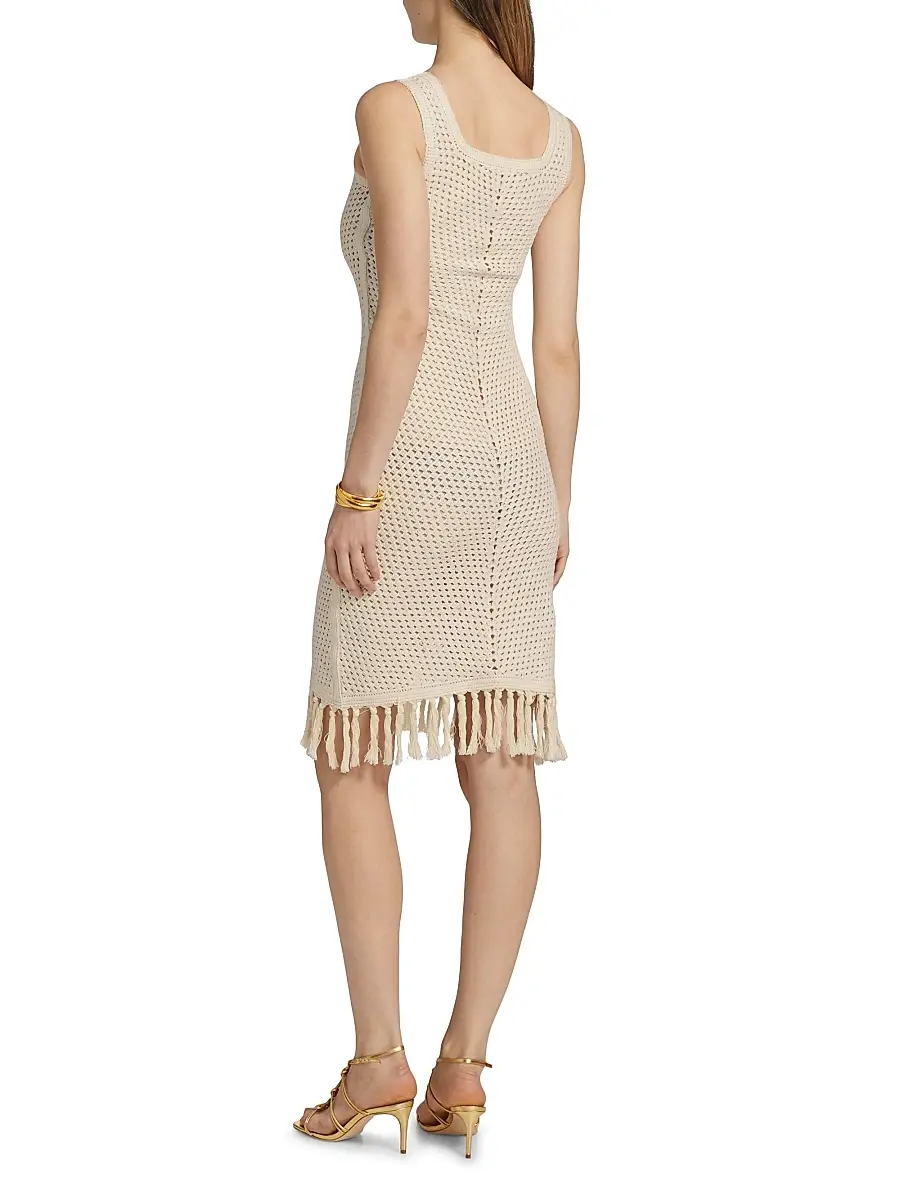 Generation Love Women's Gia Embellished Crochet Fringe Dress | Thumbnail 5 Generation Love Women's Gia Embellished Crochet Fringe Dress | Thumbnail 5