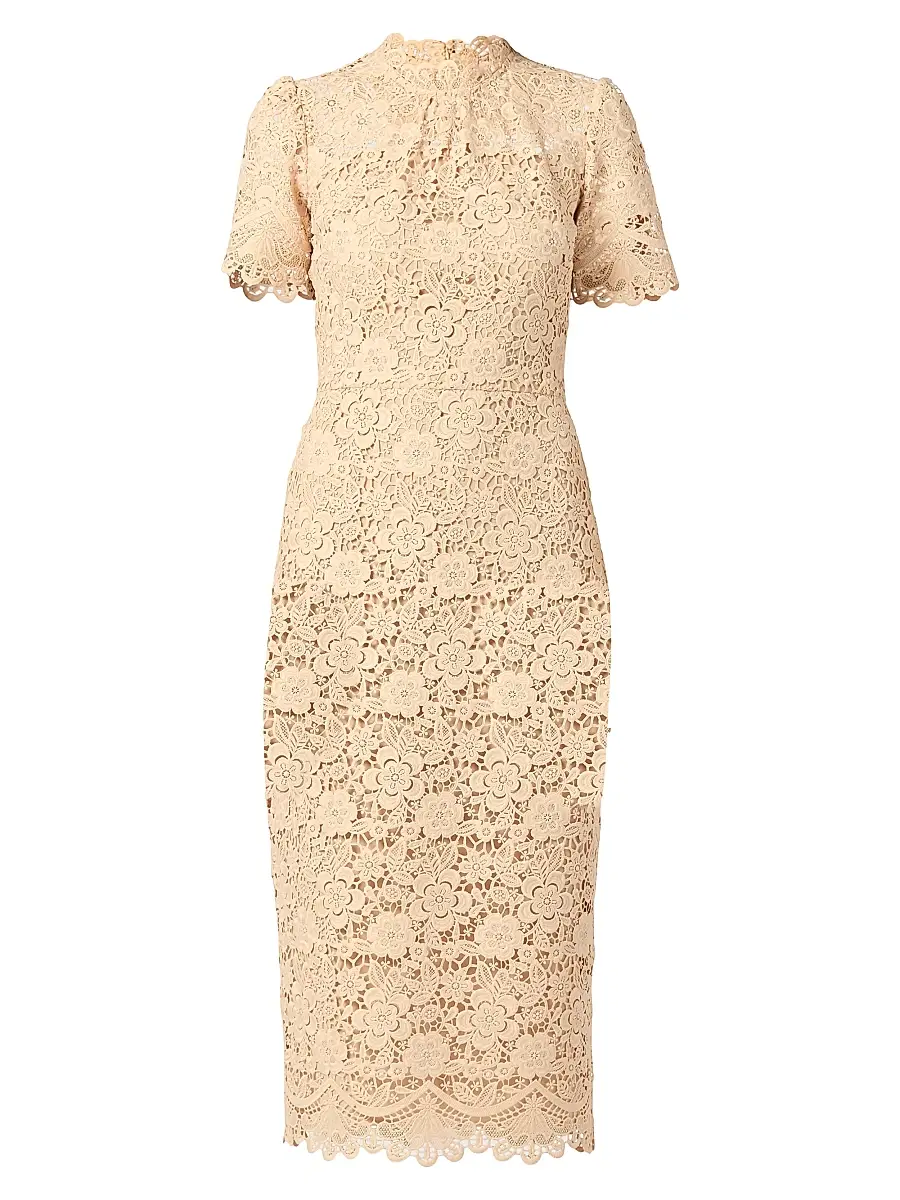 Shoshanna Women's Vivienne Lace Midi-Dress