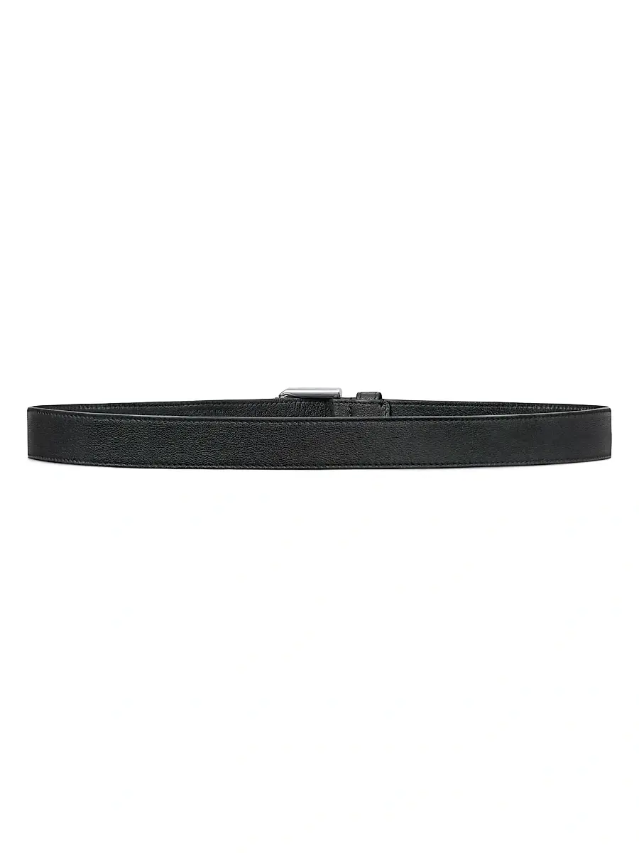 Givenchy Women's Voyou Belt in Shiny Leather - Black Slvr | Thumbnail 2