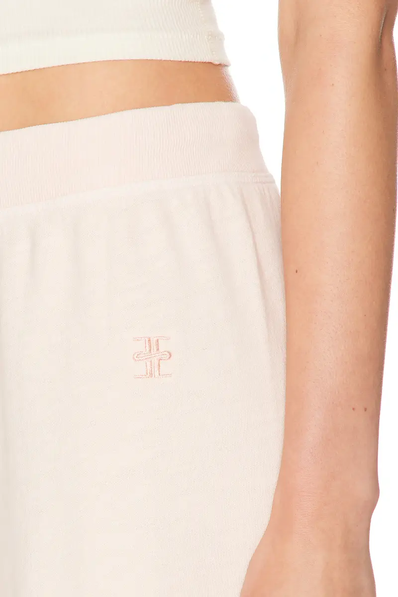 ÉTERNE Drawstring Lightweight French Terry Wide Leg Sweatpant | Thumbnail 8