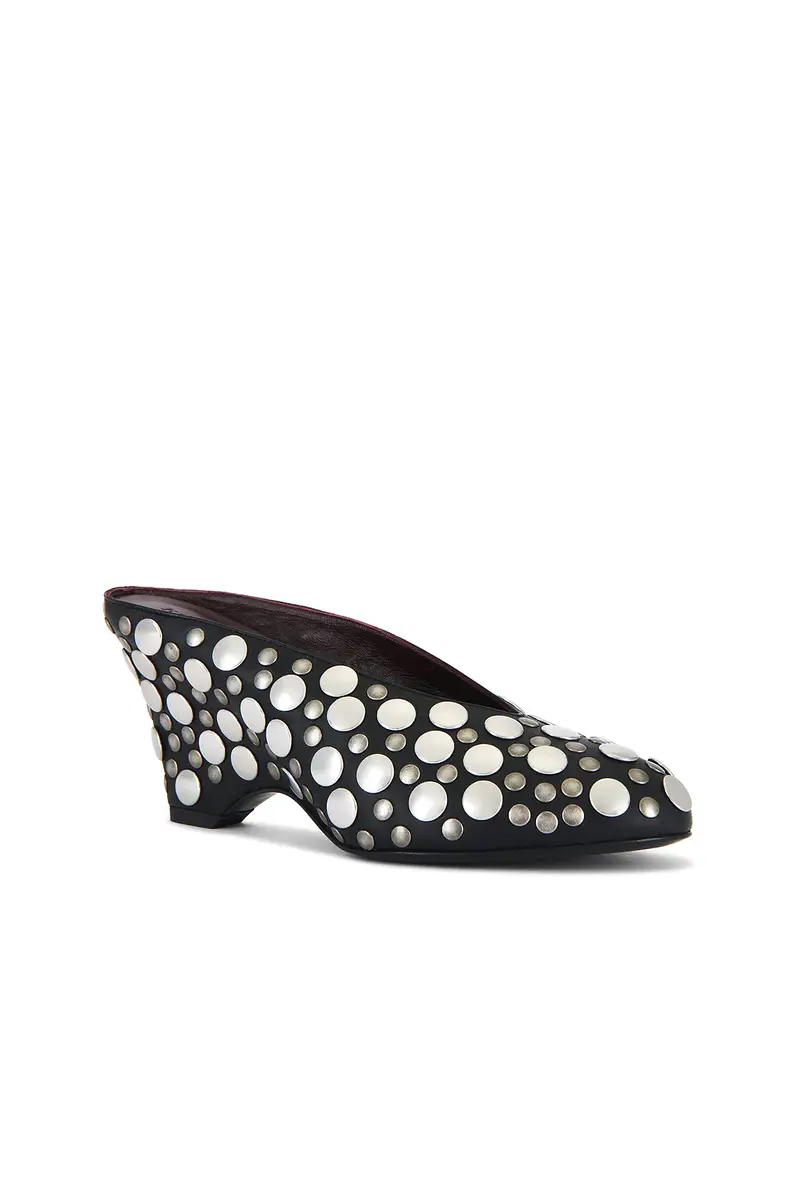 Khaite Cloak Stud Mule | Thumbnail 2 Khaite Cloak Stud Mule | Thumbnail 2