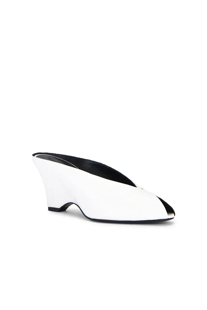 Khaite Cloak Peep Toe Mule | Thumbnail 2 Khaite Cloak Peep Toe Mule | Thumbnail 2