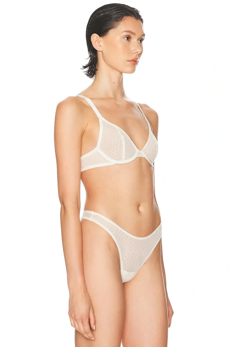 CUUP Trellis Lace Plunge Bra | Thumbnail 2 CUUP Trellis Lace Plunge Bra | Thumbnail 2