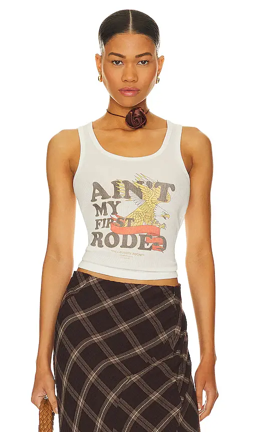 The Laundry Room Rodeo Queen Rib Tank | Image 1 The Laundry Room Rodeo Queen Rib Tank | Image 1