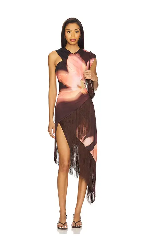 The Wolf Gang Veda Midi Dress | Image 1 The Wolf Gang Veda Midi Dress | Image 1