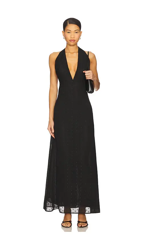 AFRM Odenah Clip Dot Dress