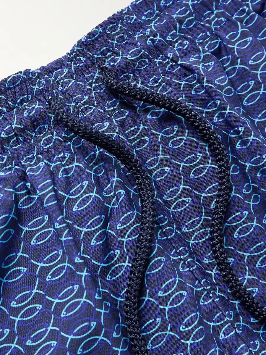 Vilebrequin Moopea Straight-Leg Mid-Length Printed Wool Swim Shorts - Men | Thumbnail 4 Vilebrequin Moopea Straight-Leg Mid-Length Printed Wool Swim Shorts - Men | Thumbnail 4