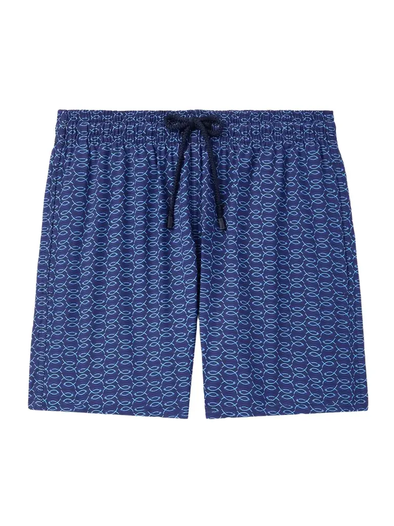 Vilebrequin Moopea Straight-Leg Mid-Length Printed Wool Swim Shorts - Men | Image 1 Vilebrequin Moopea Straight-Leg Mid-Length Printed Wool Swim Shorts - Men | Image 1