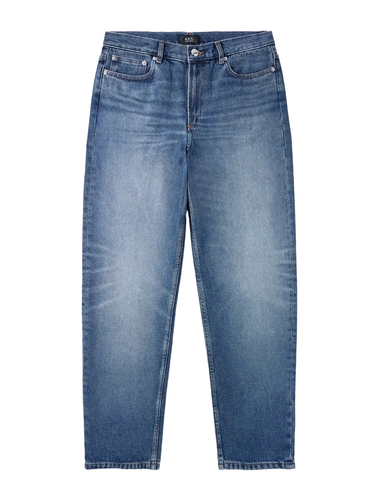 Martin Straight-Leg Cropped Stonewashed Jeans - Men Martin Straight-Leg Cropped Stonewashed Jeans - Men