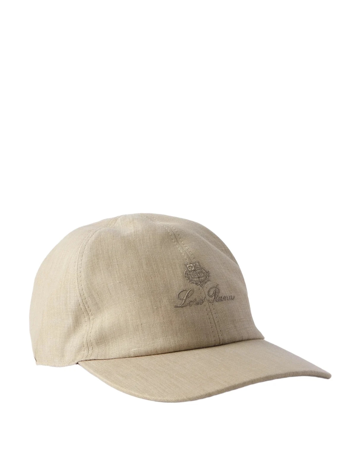 Logo-Embroidered Linen Baseball Cap - Men