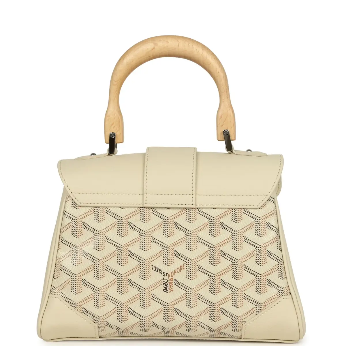 goyard Goyard Goyardine Canvas Sand Soft Saigon Mini Palladium Hardware | Thumbnail 4 goyard Goyard Goyardine Canvas Sand Soft Saigon Mini Palladium Hardware | Thumbnail 4