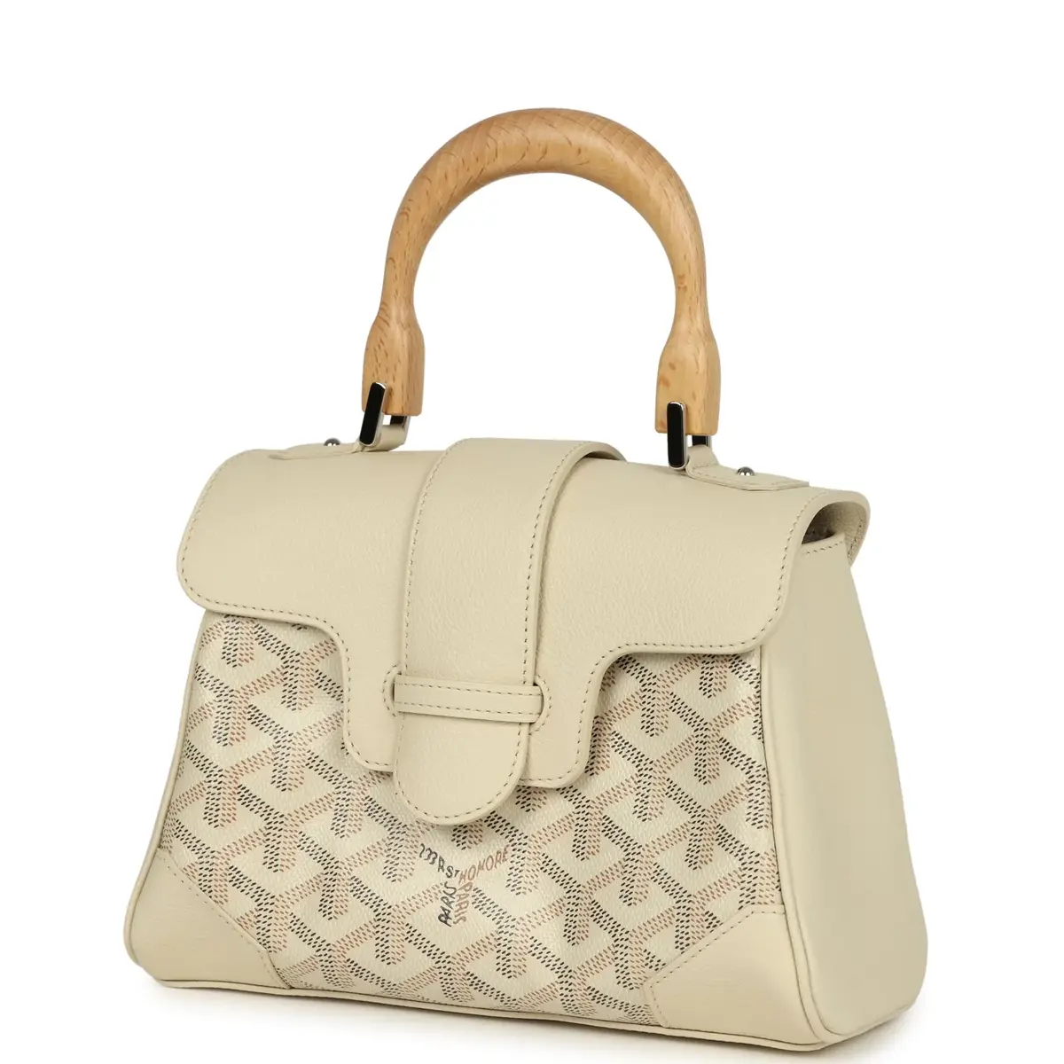 goyard Goyard Goyardine Canvas Sand Soft Saigon Mini Palladium Hardware | Thumbnail 5 goyard Goyard Goyardine Canvas Sand Soft Saigon Mini Palladium Hardware | Thumbnail 5