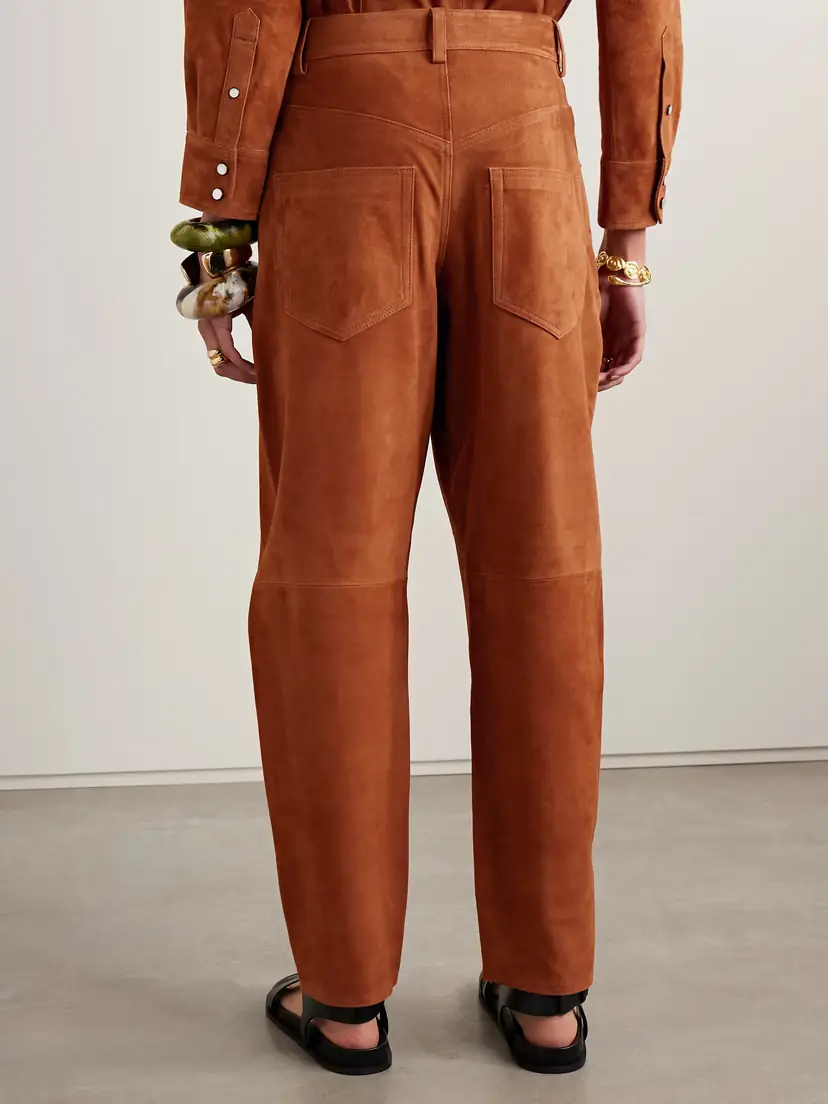 Isabel Marant Darielle Suede Tapered Pants | Thumbnail 4