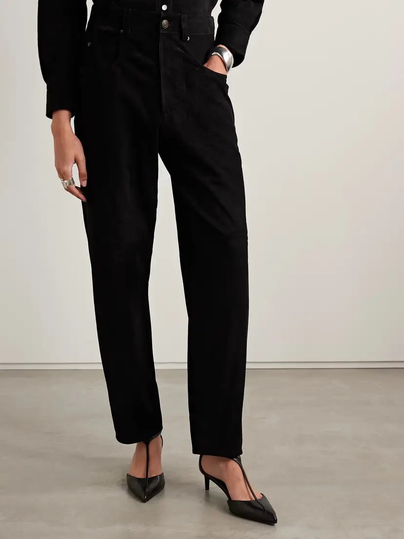 Isabel Marant Darielle Suede Tapered Pants | Thumbnail 3