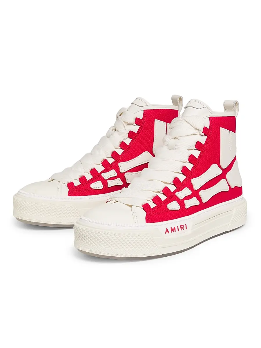 AMIRI Men's Skel Court High-Top Sneakers | Thumbnail 2