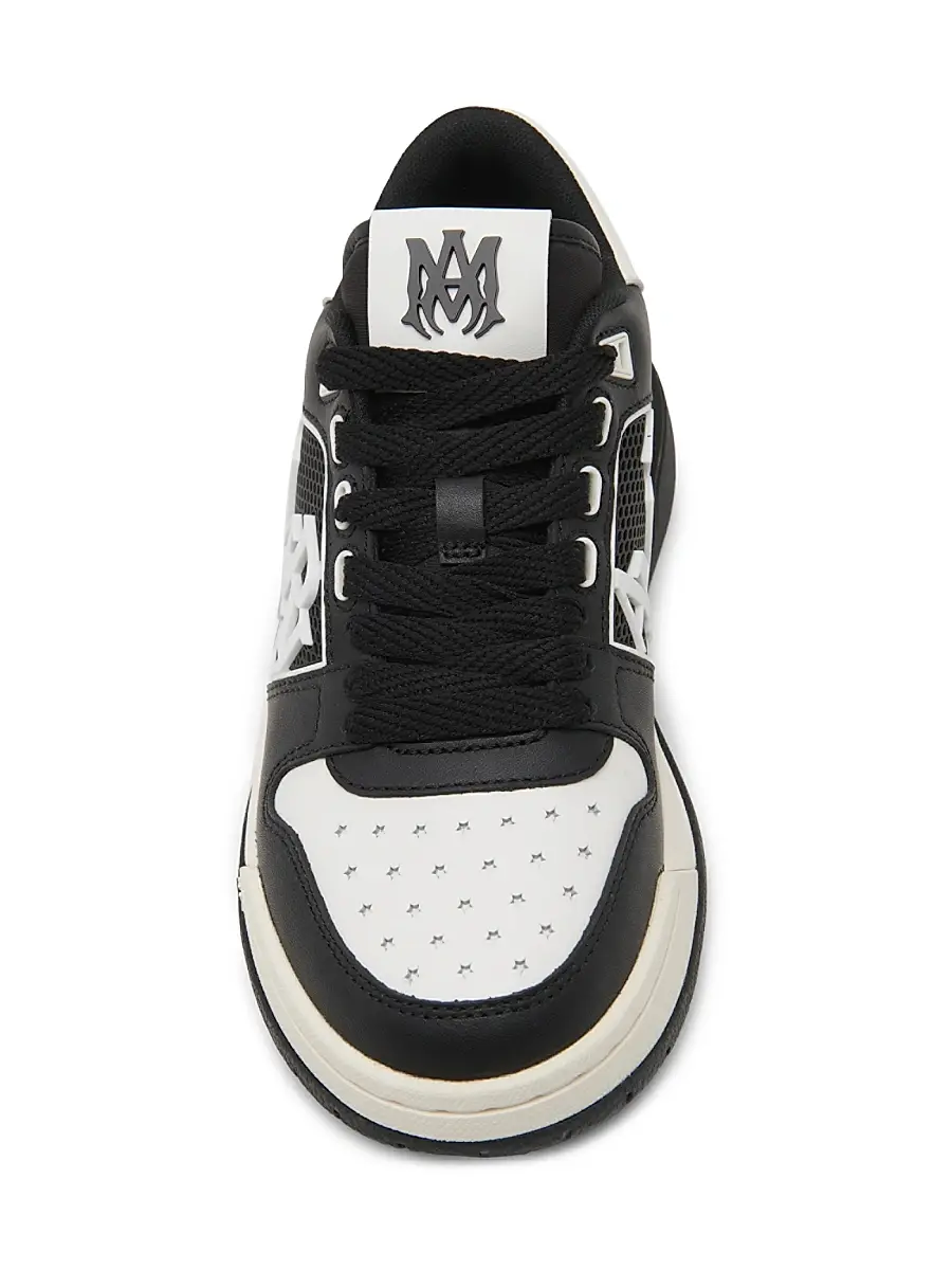 AMIRI Women's Leather Logo Platform Sneakers | Thumbnail 4