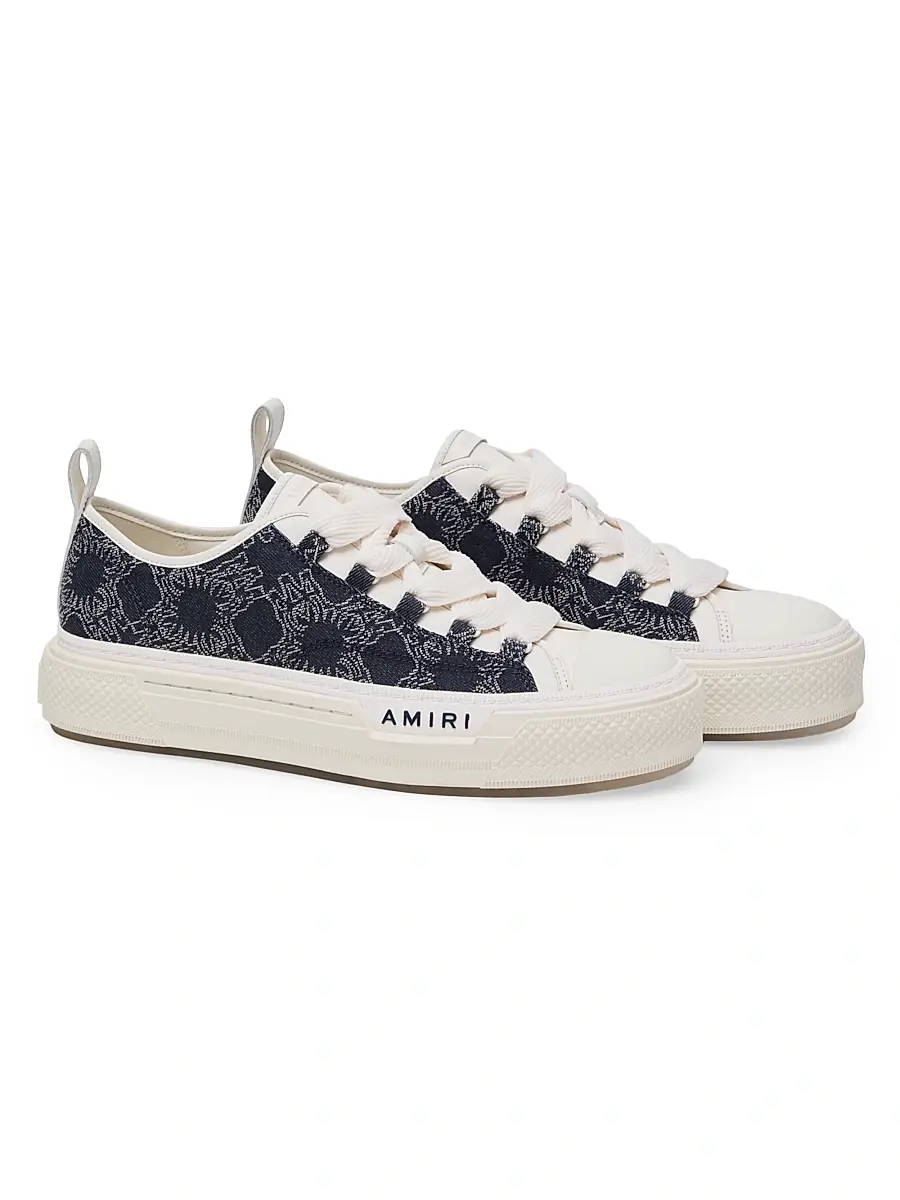 AMIRI Women's MA Quad Cotton Low-Top Sneakers | Thumbnail 2