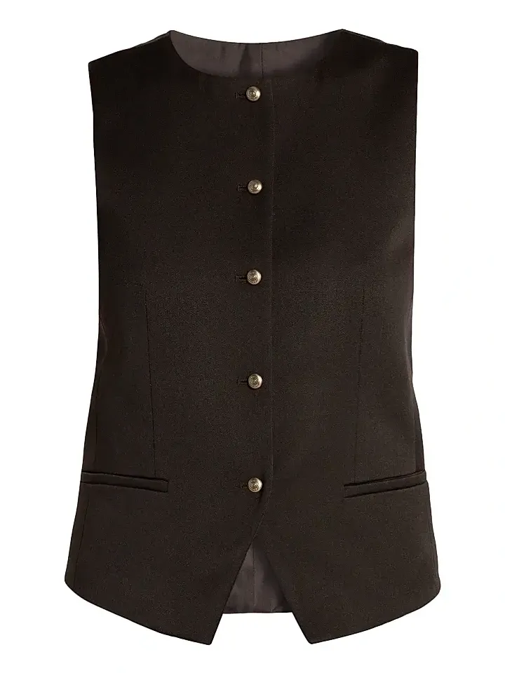 Women's Wool Crewneck Vest Women's Wool Crewneck Vest