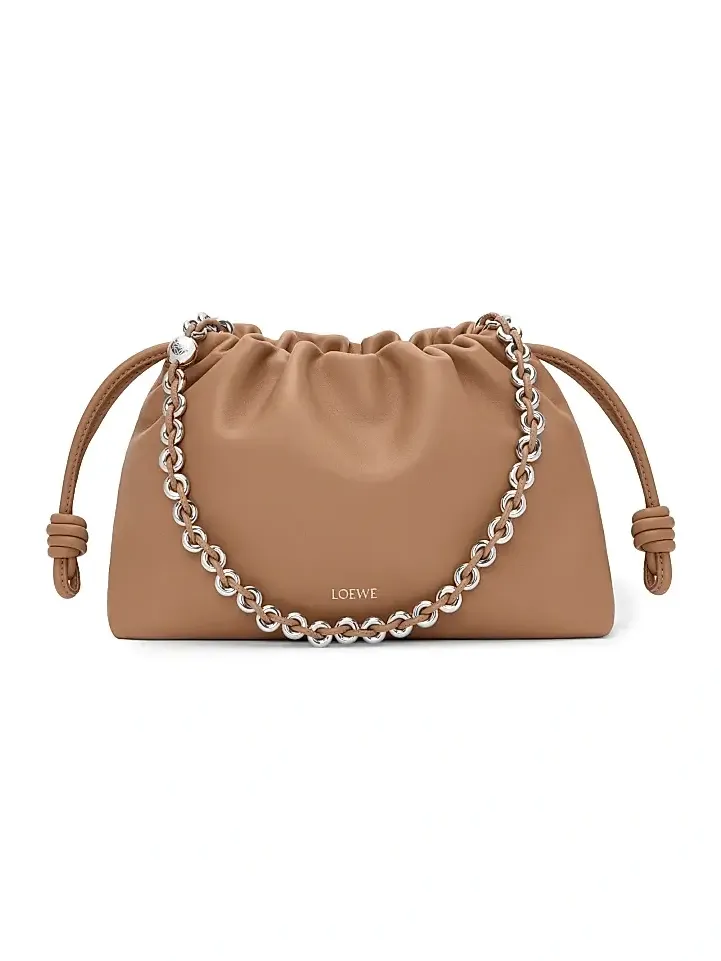 Women's Medium Flamenco Chain Leather Purse