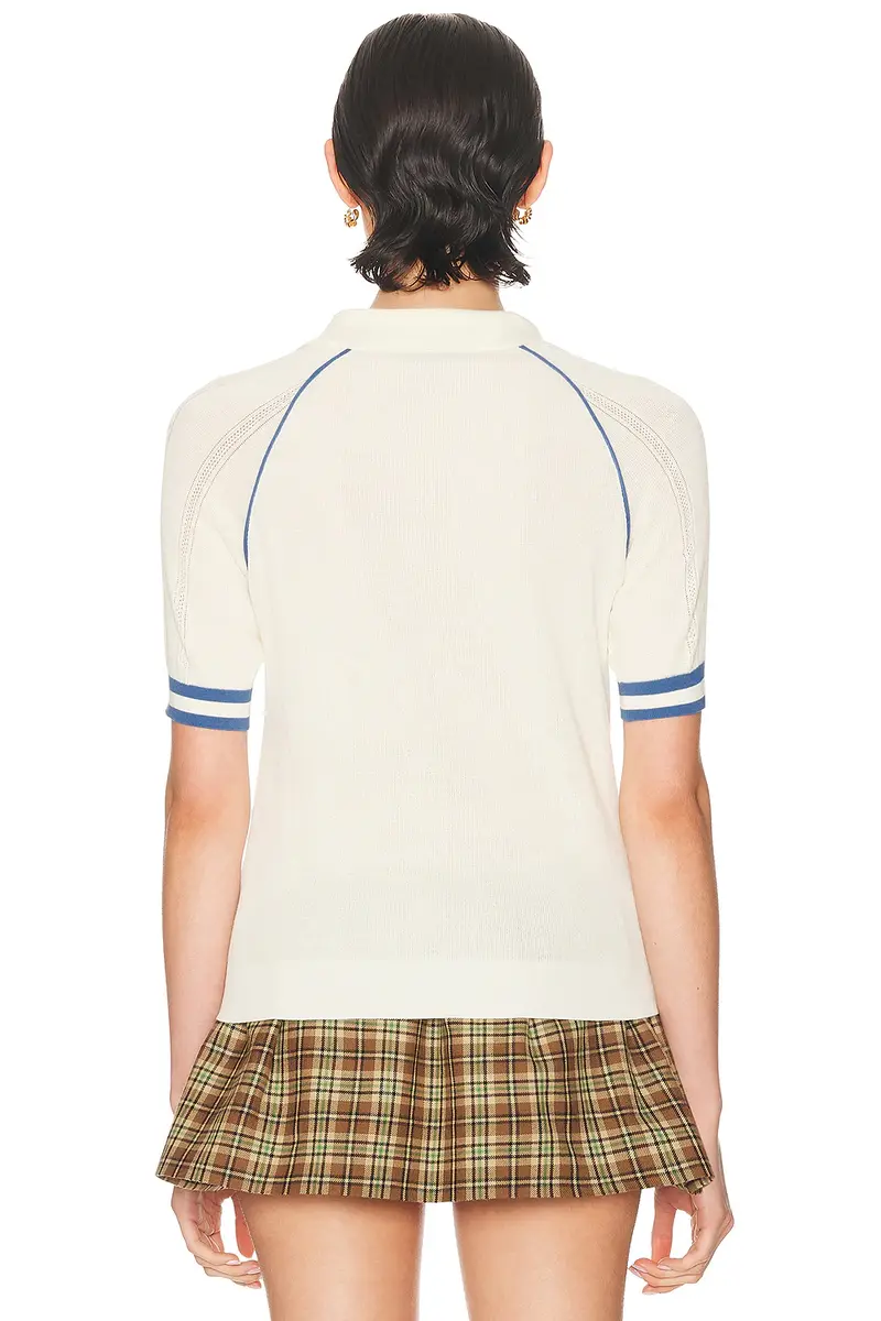 Miu Miu Short Sleeve Sweater | Thumbnail 3 Miu Miu Short Sleeve Sweater | Thumbnail 3