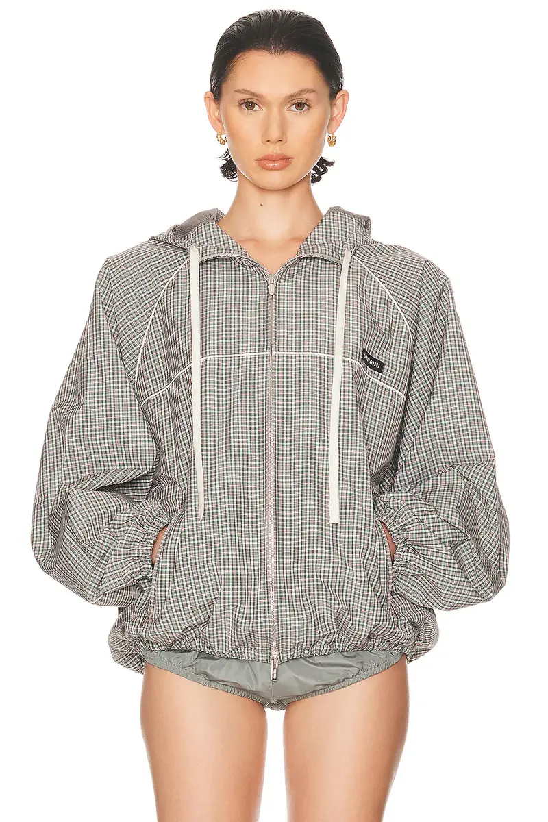 Miu Miu Zip Up Jacket | Thumbnail 2 Miu Miu Zip Up Jacket | Thumbnail 2