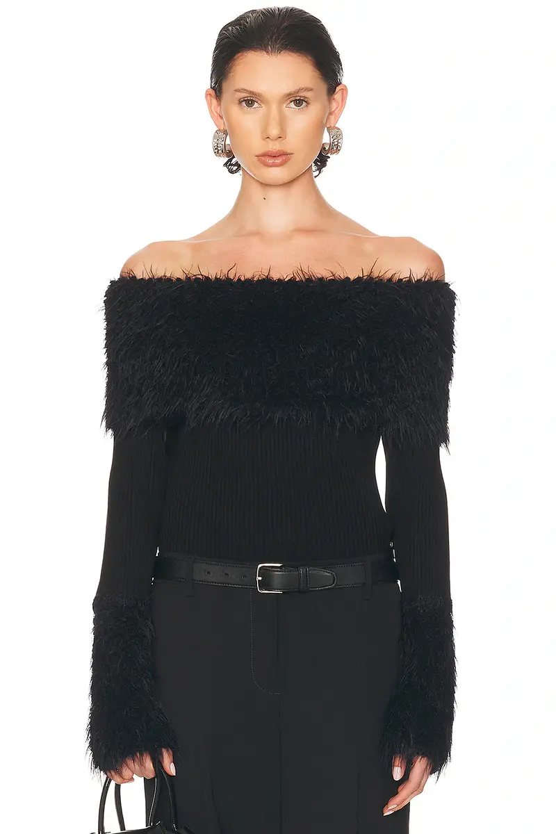Jean Paul Gaultier Ribbed Hairy Sweater