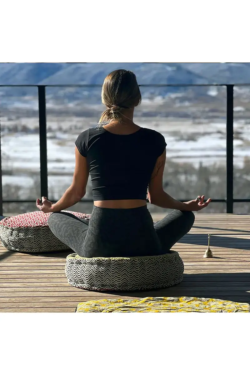 Verve Culture Meditation Cushion Round | Thumbnail 8