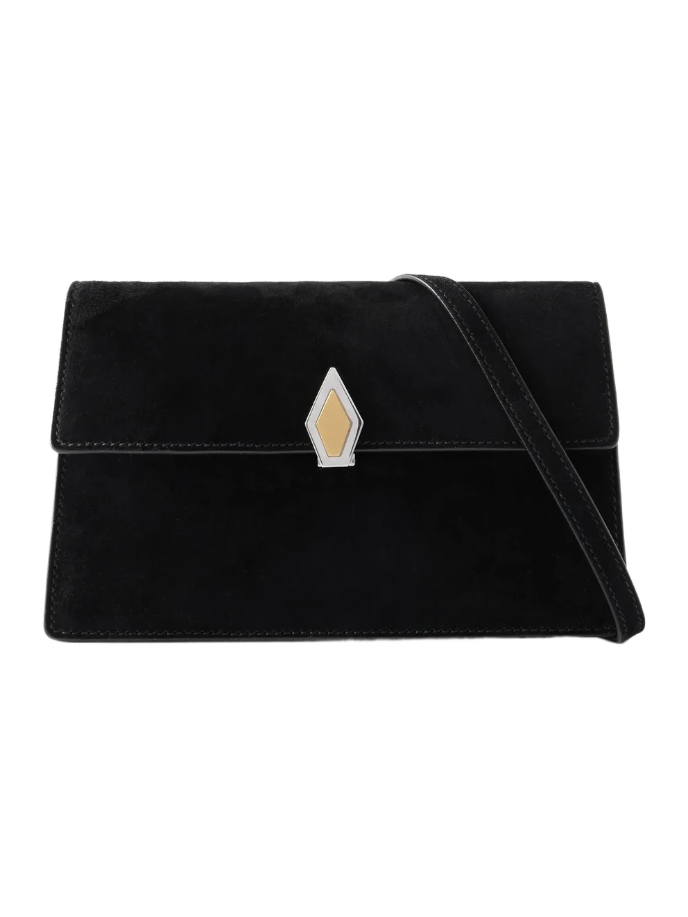 Parallel 22 Small Suede Shoulder Bag Parallel 22 Small Suede Shoulder Bag