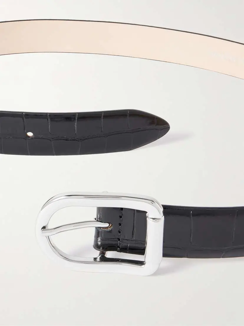 Déhanche Mija Croc-effect Leather Belt | Thumbnail 3 Déhanche Mija Croc-effect Leather Belt | Thumbnail 3