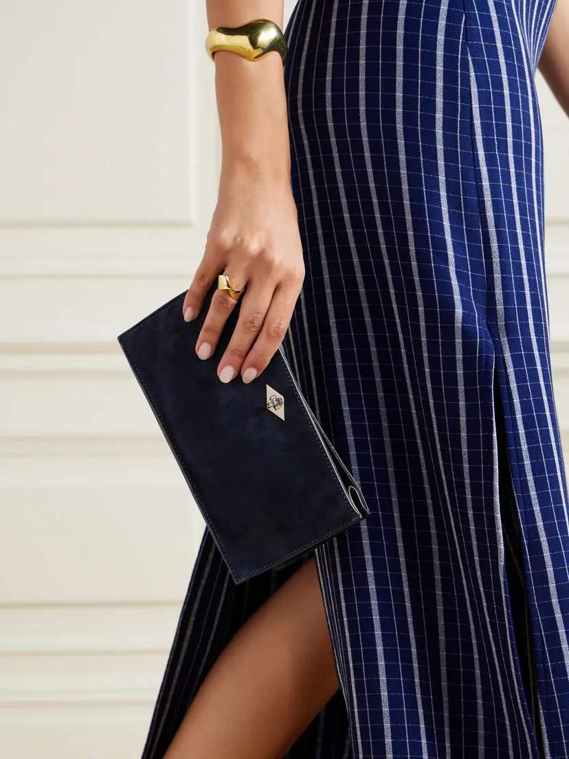 Métier Ease 22 Suede Clutch | Thumbnail 6 Métier Ease 22 Suede Clutch | Thumbnail 6