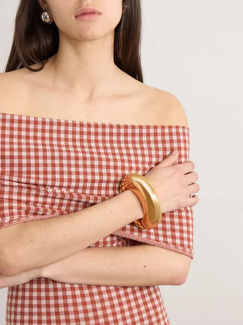 Alaïa Bumper Gold-tone Cuff | Thumbnail 2