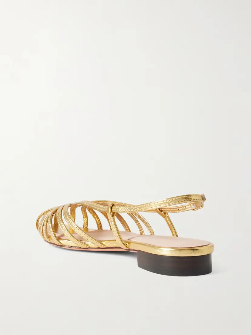 Loeffler Randall Devon Metallic Leather Sandals | Thumbnail 3