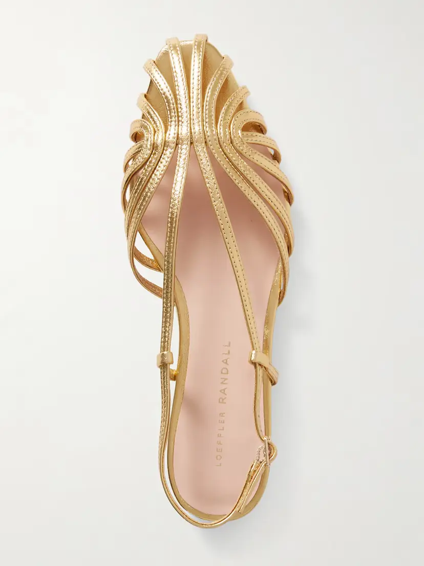 Loeffler Randall Devon Metallic Leather Sandals | Thumbnail 5