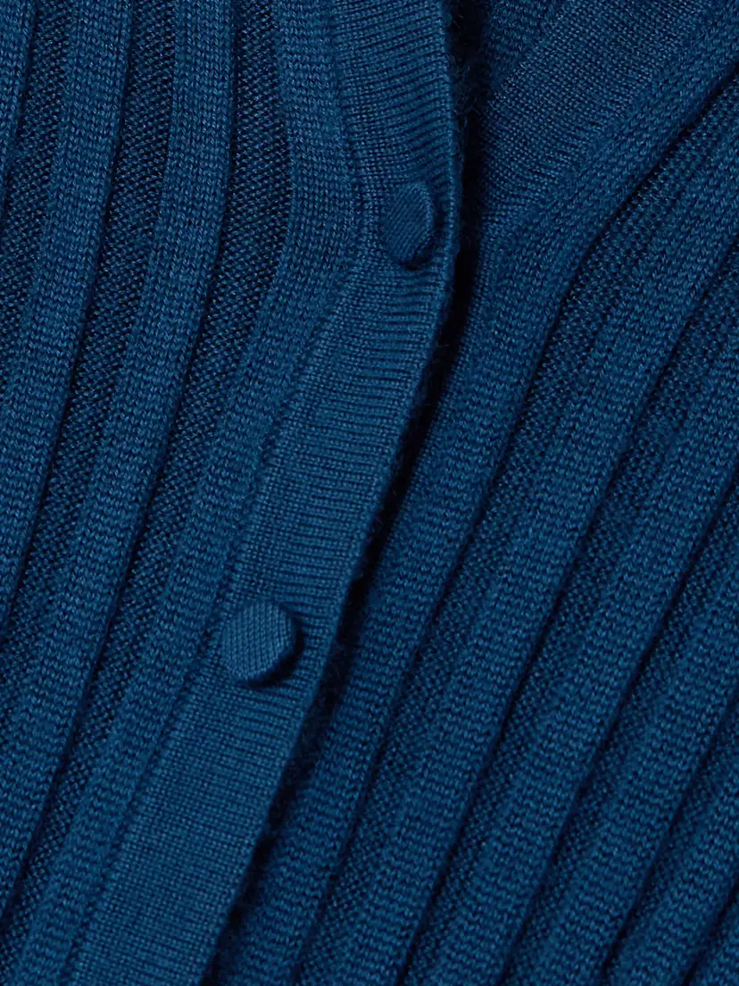 Gabriela Hearst Eyot Ribbed Silk And Cashmere-blend Midi Dress | Thumbnail 4