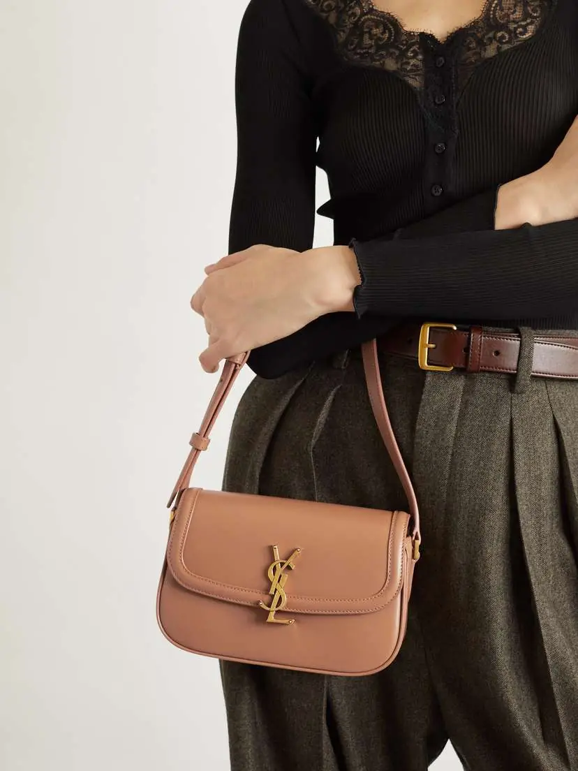 Saint Laurent Solferino Mini Leather Shoulder Bag | Thumbnail 2 Saint Laurent Solferino Mini Leather Shoulder Bag | Thumbnail 2