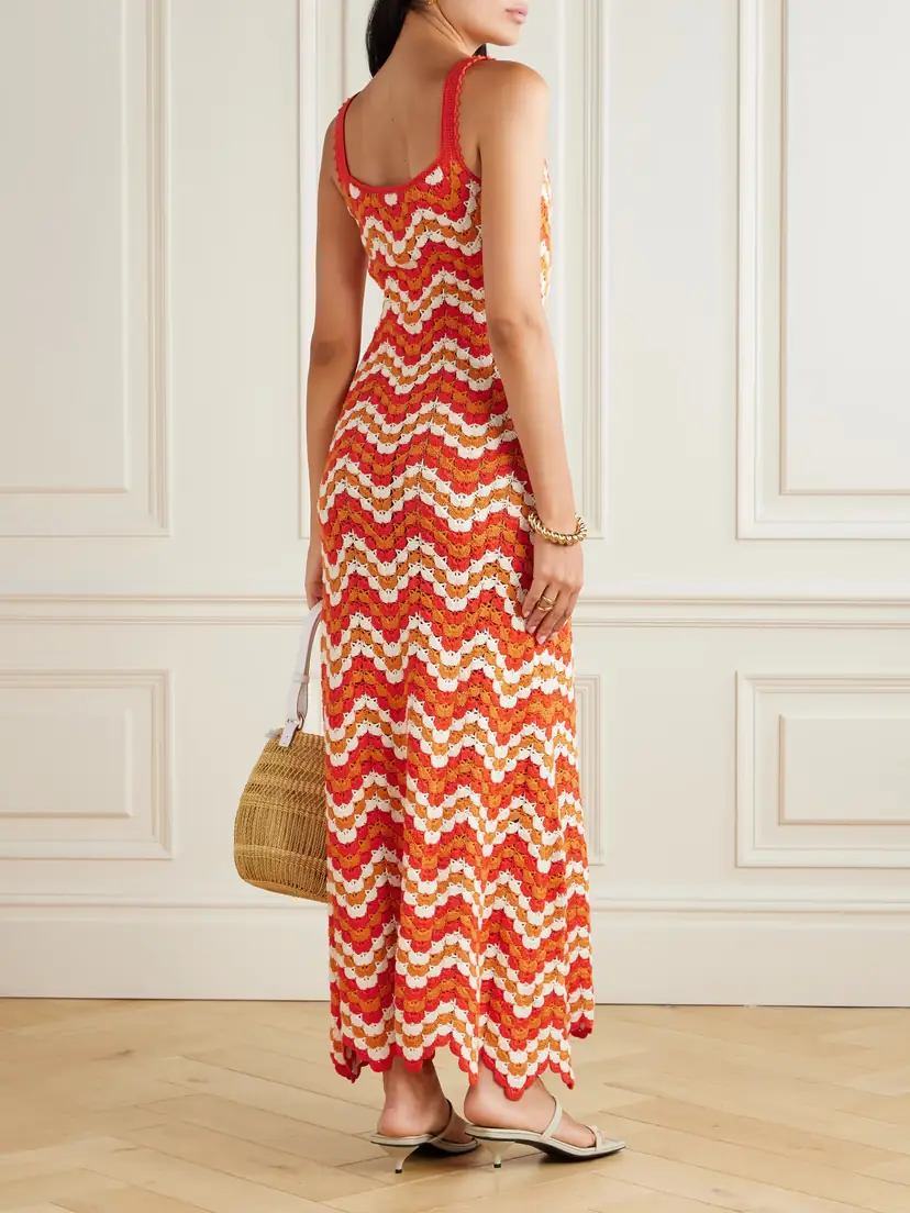 ESCVDO Marea Crocheted Cotton Maxi Dress | Thumbnail 3 ESCVDO Marea Crocheted Cotton Maxi Dress | Thumbnail 3