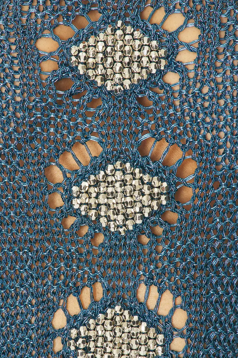Rabanne Crochet Lurex Dress | Thumbnail 4 Rabanne Crochet Lurex Dress | Thumbnail 4