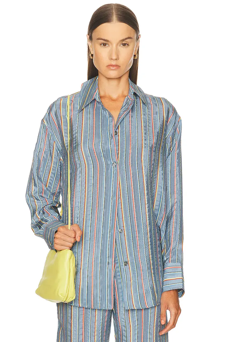 The Elder Statesman Striped Big Shirt | Image 1 The Elder Statesman Striped Big Shirt | Image 1